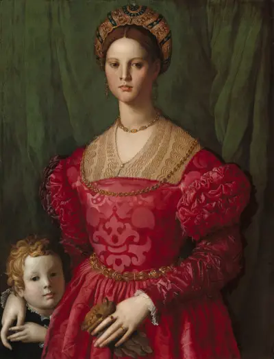 A Young Woman and her Little Boy Bronzino